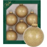 Weihnachtsbaumschmuck Gold von Krebs Glas Lauscha