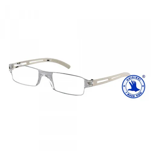Lesebrille mit Etui Joy Kristall/Weiß (+ 1,0 dpt) von I Need You GmbH