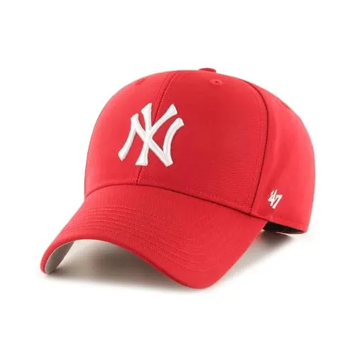 '47 Brand Snapback Kinder Cap Basic New York Yankees rot - Kleiderpakete, stylische Snapback-Cap für Kinder (52-56cm), ideal für junge Yankees-Fans und perfekten Tragekomfort.