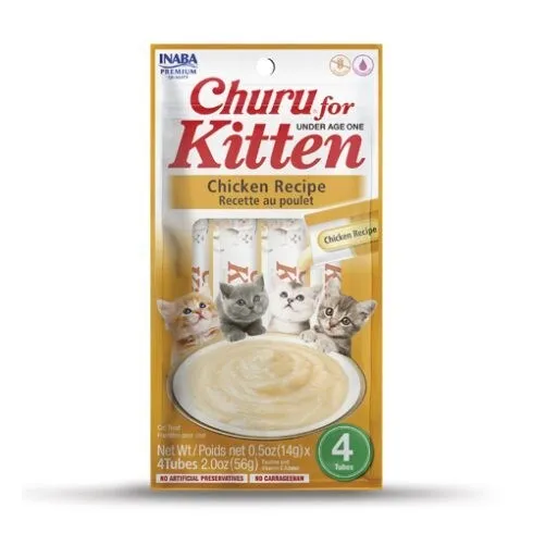 INABA Churu Kitten Chicken - Katzenleckerli - 4x14 g INABA 4262365730589