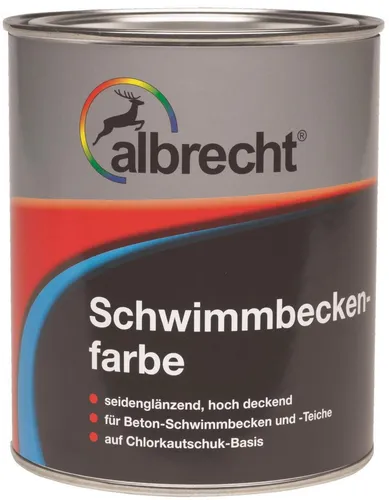 albrecht Schwimmbeckenfarbe 0119 ozeanblau 2,5l NEU & OVP