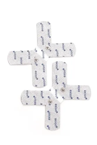 Gelenk Elektroden - kompatibel mit TENS-EMS Geräten von Sanitas (wie SEM 40,41) & Beurer (wie EM 40,41) | Ideale für Körperrundungen | Wiederverwendbar | Zertifiziertes Medizinprodukt von axion 2