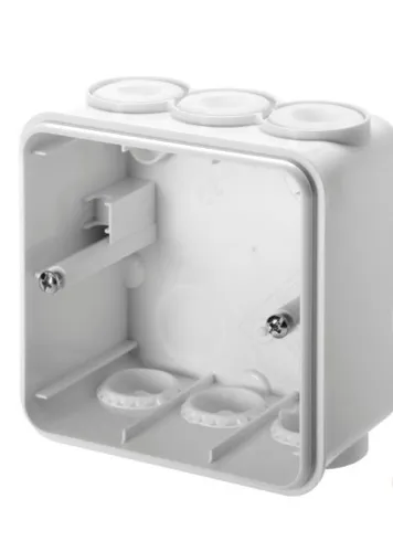 Produktbild Gewiss GW95527 für FI Steckdose und FI-Einheit AP-Gehäuse