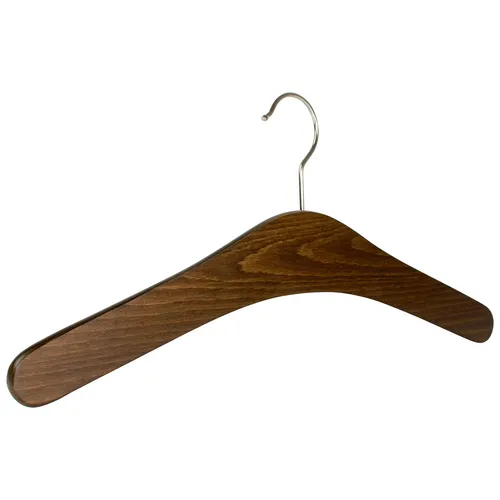 Kleiderbügel Holzbügel Garderobenbügel pieperconcept Gent nussbaum 42cm breit