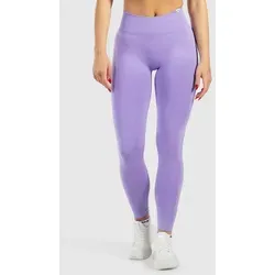 Smilodox Leggings Shayla, High Waist Yogahose mit Push-up-Effekt, nahtlos & enganliegend Booty Scrunch Sport Hose, atmungsaktiv & schnelltrocknend, Workout lila M
