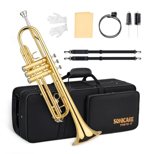 SONICAKE Bb Standard Trompetenset für Anfänger von SONICAKE