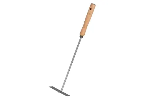 FIREFIX 2094 Aschekratzer Breite 90 mm, Tiefe 30 mm, Länge 465 mm, unlackierter Stahl, Griff aus Holz