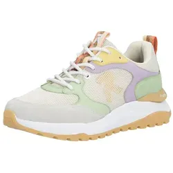 Rieker Damen Sneaker Low W2506 in Beige/Bunt, Größe 39 in beige von Rieker