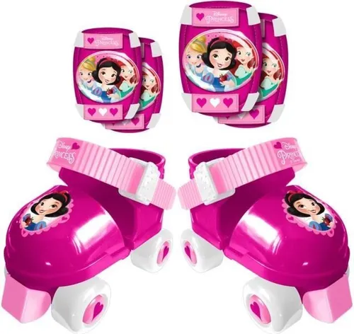 Disney Princess Rollschuhe mit Schutzausrüstung