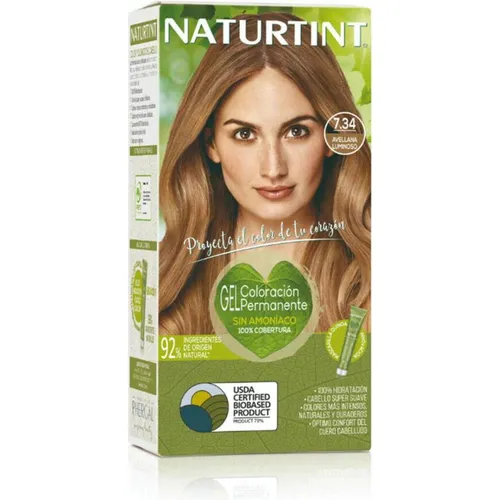 Naturtint Ammoniakfreie Haarfarbe mit hohem Anteil an natürlichen Inhaltsstoffen 7.34 Light Hazelnut 17 (7.34 Light Hazelnut) (49959810)