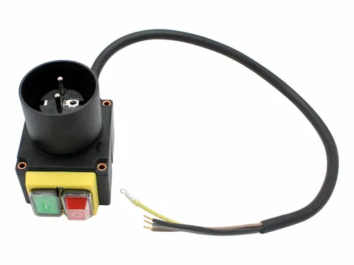 SECURA Schalter mit Stecker 230V für Scheppach HL730 Holzspalter - Zubehör für Holzspalter, sorgt für sichere und zuverlässige Stromversorgung des Scheppach HL730.