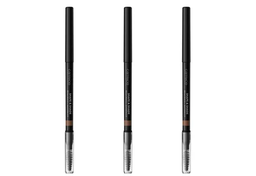 Catrice Augenbrauen-Stift SHAPE & SHADE BROW PENCIL WATERPROOF, 3-tlg., für präzises Formen & Definieren