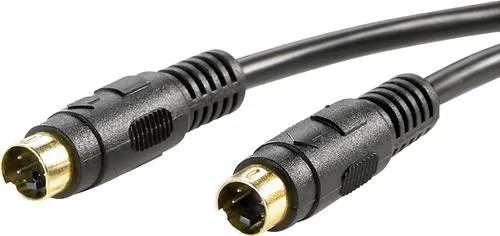 Value S-Video Video Anschlusskabel 5.00m Schwarz