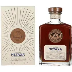 Metaxa Private Reserve Orama - 40% vol. Premium-Brandy aus Griechenland, exklusive Abfüllung in hochwertiger Geschenkverpackung, perfektes Geschenkset für Metaxa-Liebhaber