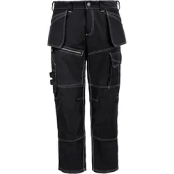 Job Bundhose Canvas + CORDURA® TECHNO! - 90 - Arbeits- & Schutzkleidung mit strapazierfähigem CORDURA® und 3M® Reflexeffekten für optimale Sichtbarkeit und Sicherheit bei der Arbeit.