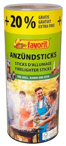 Favorit Anzündwürfel 100 St. + 20% - Grillanzünder: Zuverlässige Feuerentzündung für Kamin, Ofen und Grill – nachhaltig aus Naturholz, intuitiv in der Anwendung und FSC-zertifiziert.