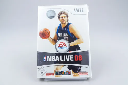 Nintendo Wii NBA Live 08 - Versiegelt & Neu - Sportspiel für Nintendo Wii, USK ab 6 Jahren, bietet packende Basketball-Action und realistische Spielerlebnisse.