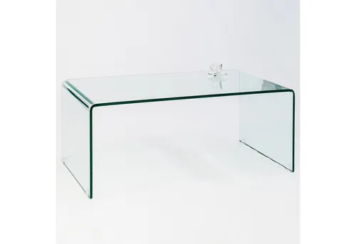 riess-ambiente Couchtisch FANTOME - 110cm transparent Glas - Couchtisch aus einem Stück Glas, mit abgerundeten Kanten und modernem Design. Ein individueller Blickfang für Dein Wohnzimmer!