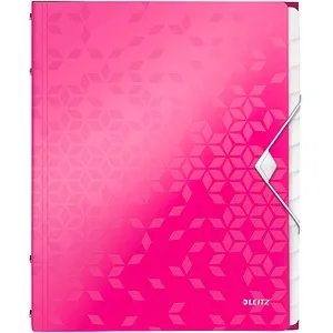 LEITZ Ordnungsmappe WOW 4634 12 Fächer pink, 1 St.