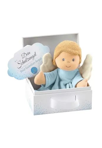 Sterntaler Schmusetuch Schutzengel - Kuscheliges Spielzeug für Babys - Spieluhren: Weiches Schmusetuch in Schutzengelfigur mit Rassel, ideal zum Trösten und Kuscheln. Perfekt als Geschenk zur Geburt.