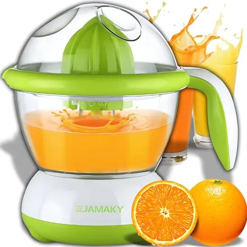 Retoo Zitruspresse Orangenpresse Elektrische Saftpresse Fruchtpresse Zitronenpresse für Früchte Citrus Juicer 0,7L 220V 40 Watt Household Citruspresse Automatisch Weiß- Grun