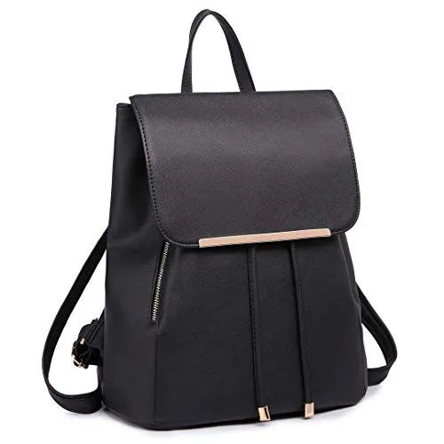 Miss Lulu Rucksack Damen Klein Wasserdicht elegant Tagesrucksack Cityrucksack Wome Backpack Modern Rucksackhandtasche für Pendeln Schule Arbeit Reise