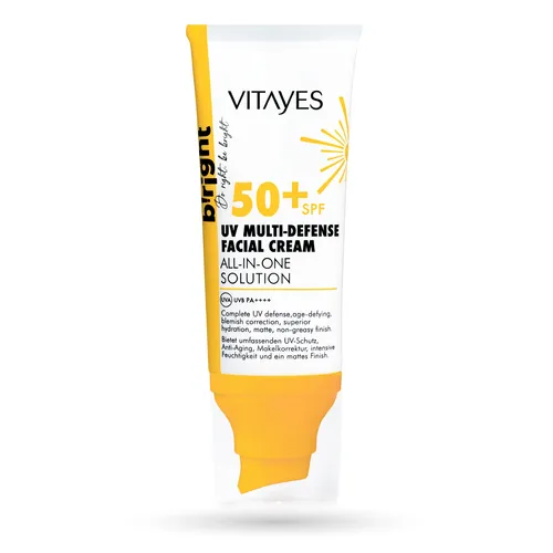 SPF 50+ Multifunktioneller Sonnenschutz, mattes Finish, Anti-Aging 50ml