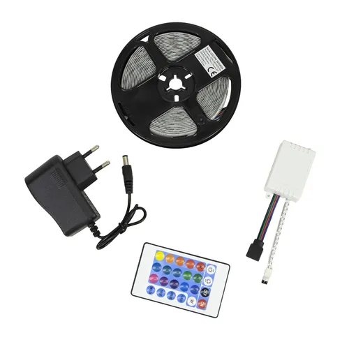 PNI2835RGB RGB LED Stripe Set mit Controler & 230 Volt Netzteil IP65 TOP PREIS