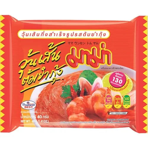MAMA - Instant Bohnen Vermicelli Tom Yam Goong - (1 X 40 GR)