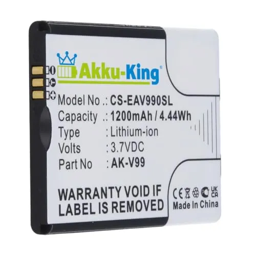 Akku kompatibel mit Emporia AK-V99 - Li-Ion 1200mAh - Select, V99