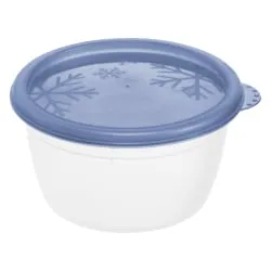 Rotho Kunststoff AG Rotho RONDO Kühlschrankdosen Set 4 x 0.15 l, Stapelbare Kühlschrankboxen, praktisch für Dips, Maße (L x B x H): 8,5 x 8,5 x 10 cm 1727706161