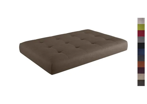 sunnypillow Palettenkissen Kaltschaum 120x60cm Camel - Hochwertige Palettenauflage für Gartenmöbel, sorgt für höchsten Sitzkomfort dank Kaltschaumfüllung und ist pflegeleicht sowie schmutzabweisend.