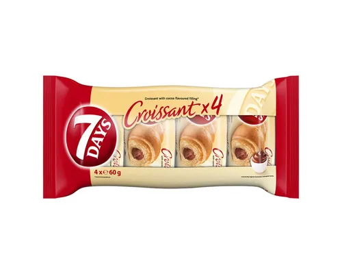 Days Süßigkeit, 7Days Croissant mit Kakaocreme Füllung 240g 7