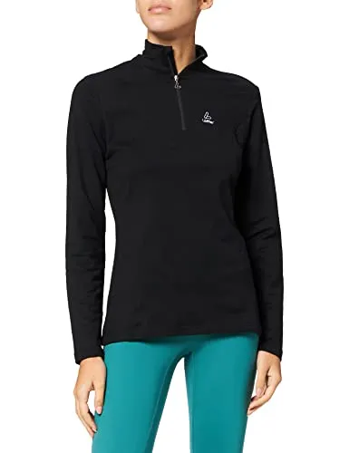 Löffler Damen Pulli Transtex Basic, schwarz, Größe 40