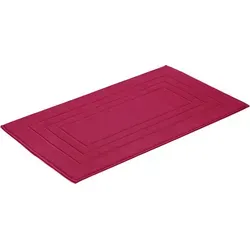 Vossen Badeteppich Feeling Cranberry 67 x 120 cm in rot von Vossen