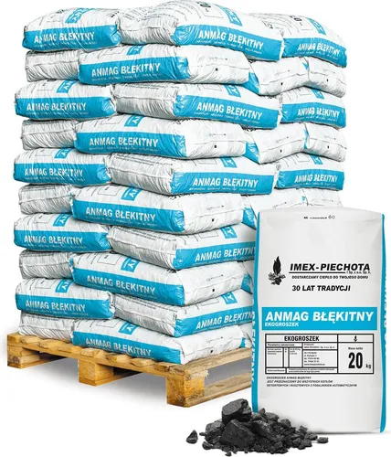 50 kg Steinkohle Palette – Heizkohle für effizientes Heizen in schwarz von ANMAG