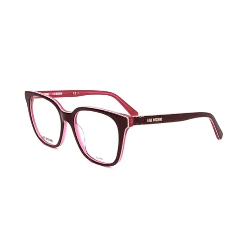 Brillen Love Moschino MOL590 LHF BURGUNDY 52/17/ WOMAN in braun von Love Moschino
