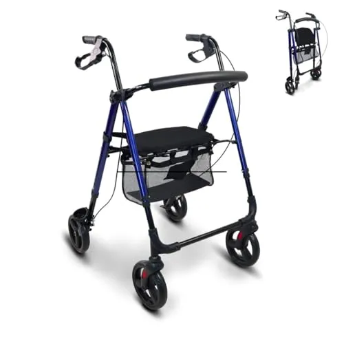 Mobiclinic® Faltbarer Rollator für Übergewichtige