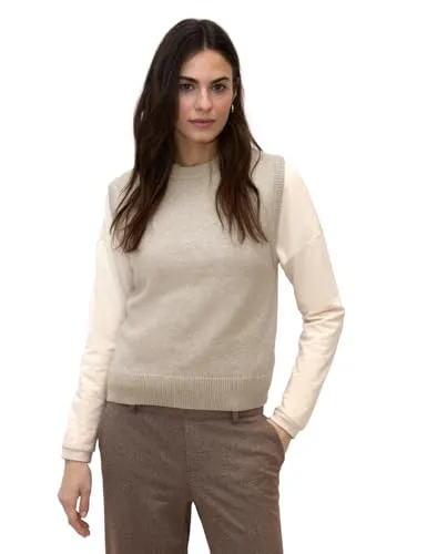 Street One Studio Damen Strickpullunder – Cosy Rundhals Ärmellos