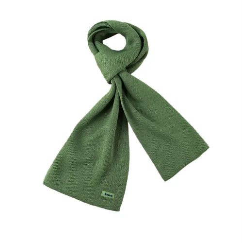 Kama Schal (Merinowolle-Mischung) S22 - grüner Strickschal 170x22cm - Eleganter Strickschal aus hochwertiger Merinowolle-Mischung, ideal für stilvolle Winterlooks. Zeitloses Design und robuste Verarbeitung garantieren langlebigen Komfort.