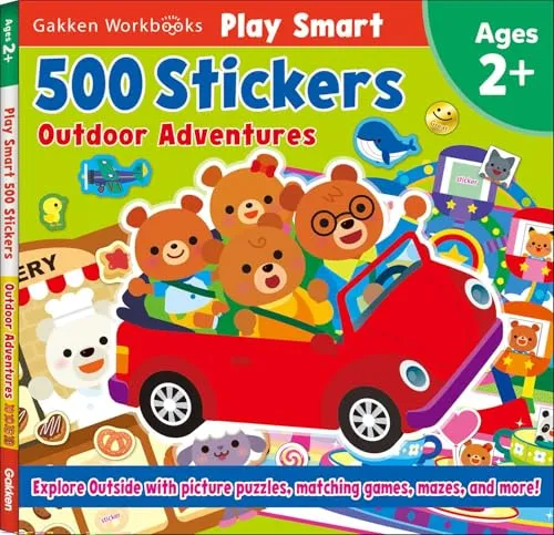 Play Smart 500 Stickers Outdoor Adventures: For Ages 2-4