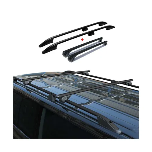 OMAC Dachträger Dachreling für VW T5 T6 Transporter L2 - Dachgepäckträger für Langradstand-Versionen L2, leichtgewichtig und robust, ideal für Outdoor-Abenteuer und maximale Ladekapazität.