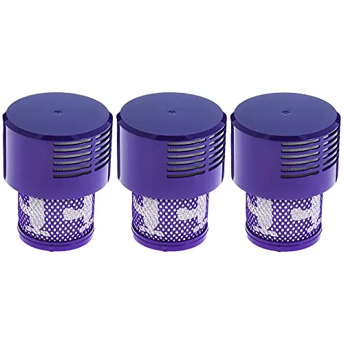 AllSpares HEPA-Filter (3x) 969082-01 für Dyson Cyclone V10 - Sonstiges Staubsaugerzubehör, 3 HEPA-Filter für optimale Luftqualität und Allergikerfreundlichkeit, leicht zu reinigen und wiederverwendbar.