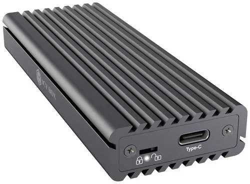 IcyBox USB 3.1 Typ-C M.2 NVMe SATA SSD Gehäuse extern - Multimedia - Externes Gehäuse für M.2 NVMe und SATA SSDs, bietet blitzschnelle USB 3.1 Typ-C Übertragung für optimale Datensicherung und Mobilität.