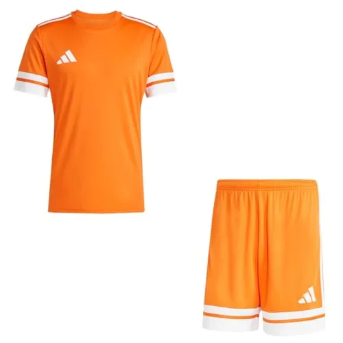 adidas Herren Set Trikot + Hose Squadra 25 Team Orange/White L - Sportliches Trikot- und Hosen-Set für optimale Bewegungsfreiheit. Mit feuchtigkeitsabsorbierender Technologie für ein angenehmes Tragegefühl. Ideal für Training und Freizeit.
