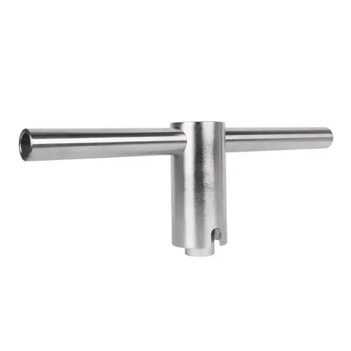 Fass Schlüssel für Korb/Köpi Fitting - Bierfass Öffner - Praktischer Faß-Schlüssel zum mühelosen Öffnen von Korbkegs oder Köpikegs, aus robustem Edelstahl und Gusseisen, ideal für Bierliebhaber.