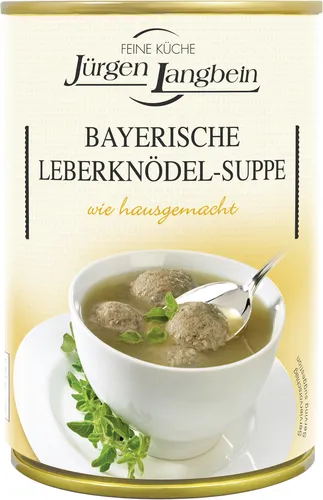 Jürgen Langbein Bayerische Leberknödel-Suppe 400ml Dose