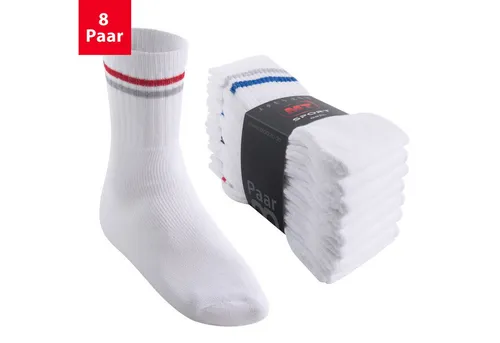 MT Tennissocken 8 Paar, 16 Paar Tennissocken für Damen & Herren