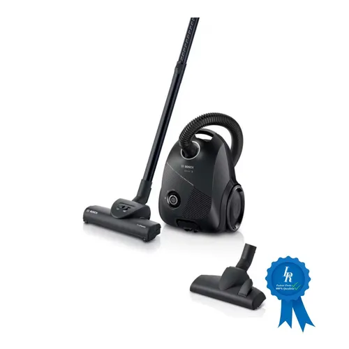 Bosch Serie 2 Staubsauger mit Beutel, Schwarz in schwarz von Bosch
