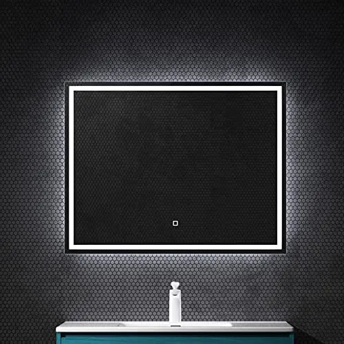 Mai & Mai LED Badspiegel mit Touchfunktion - Badspiegel mit einstellbarer Lichtintensität und Antibeschlag-Technologie für optimale Sichtverhältnisse. Ideal für ein modernes Badezimmer.